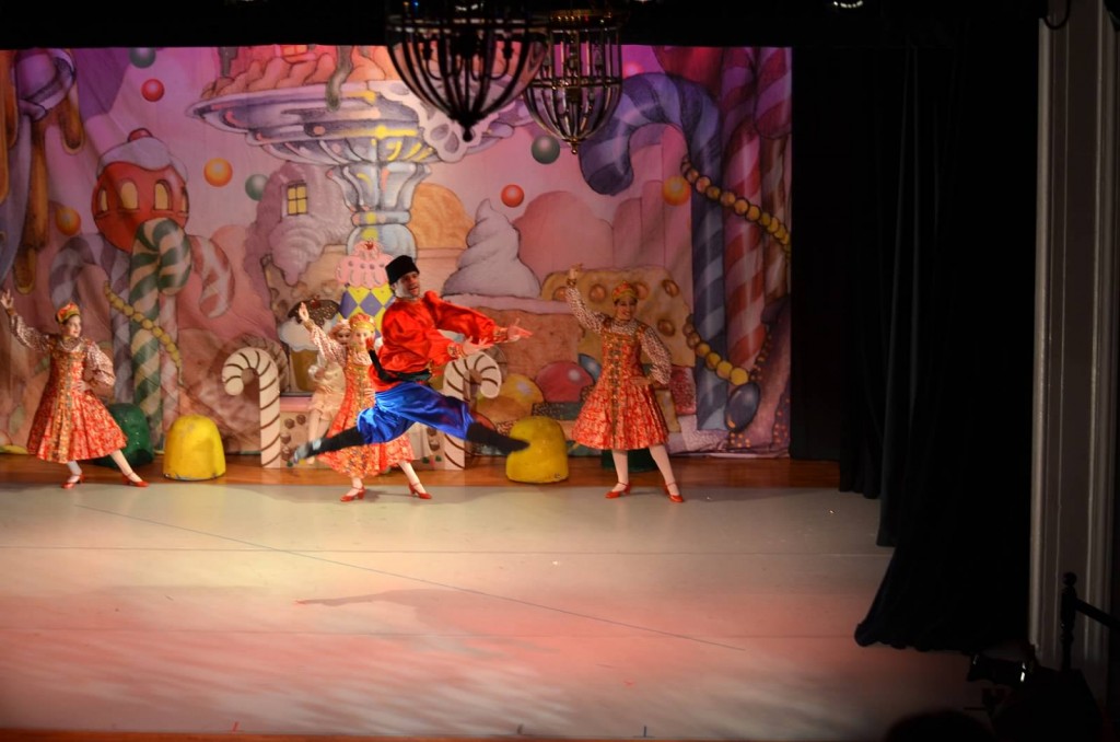 Justin flying as Russian